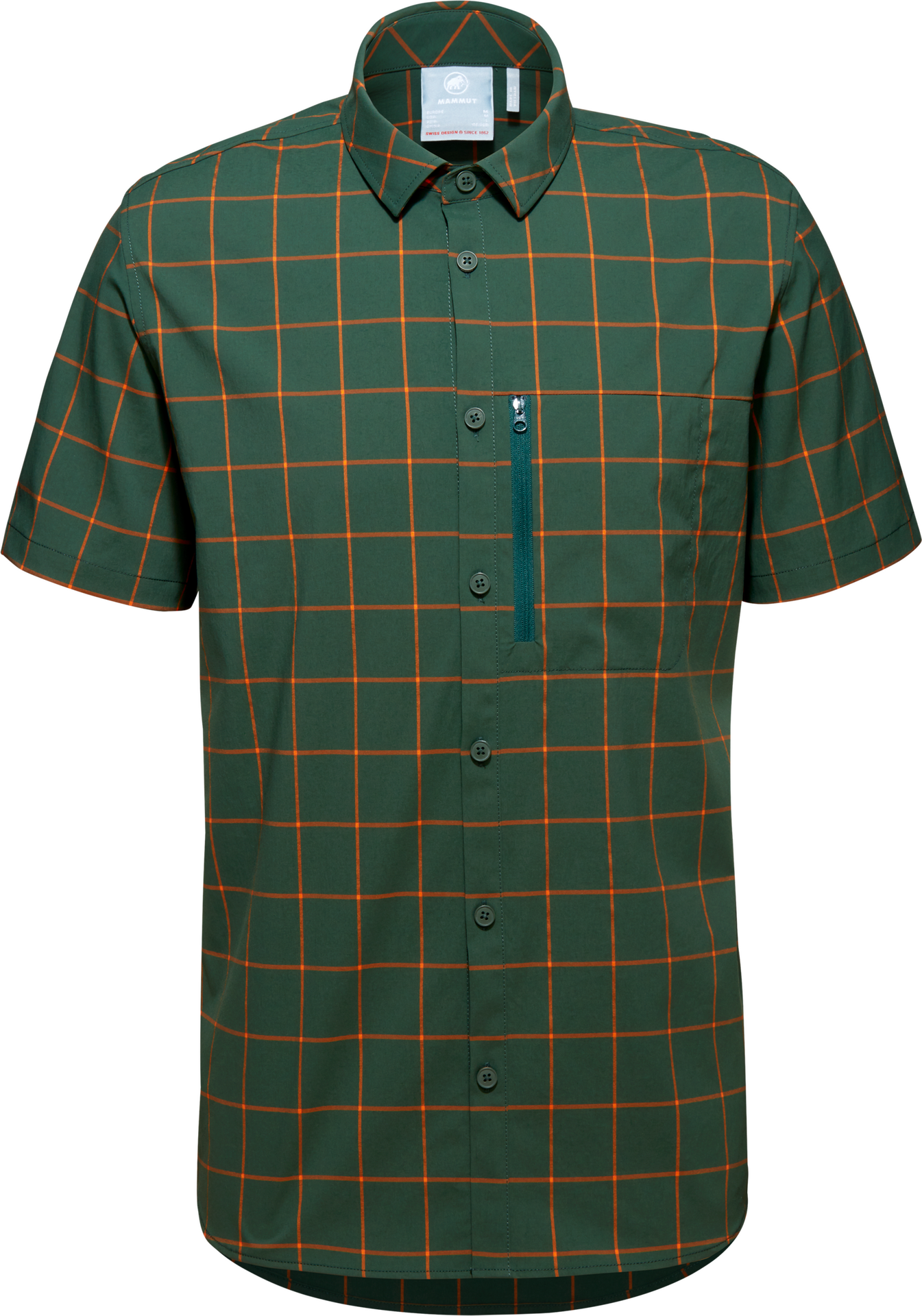 Mammut Mountain Shirt Mens Woods / Dark Tangerine