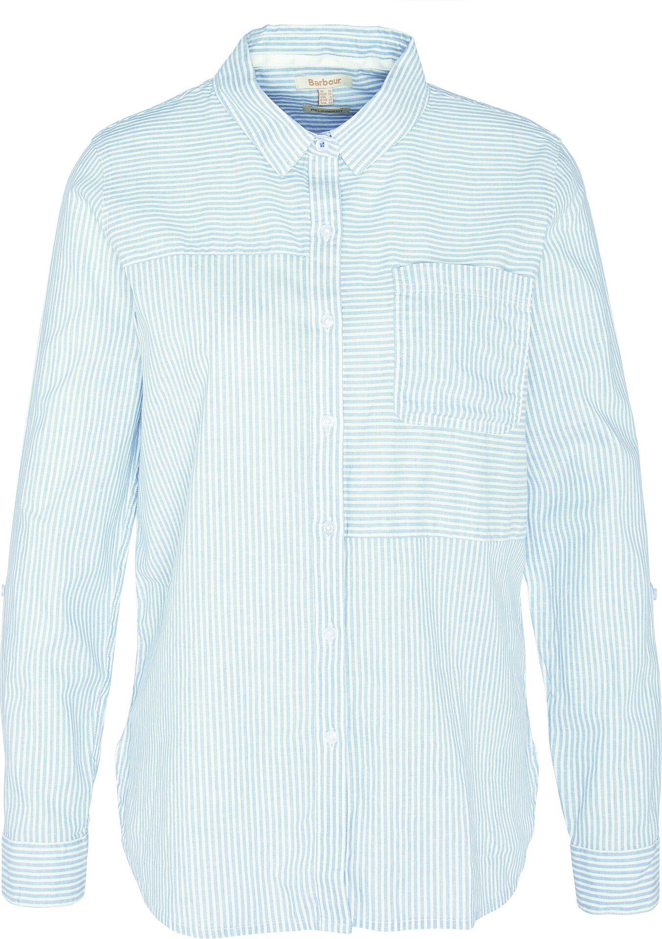 Barbour Beachfront Shirt Womens Chambray Stripe