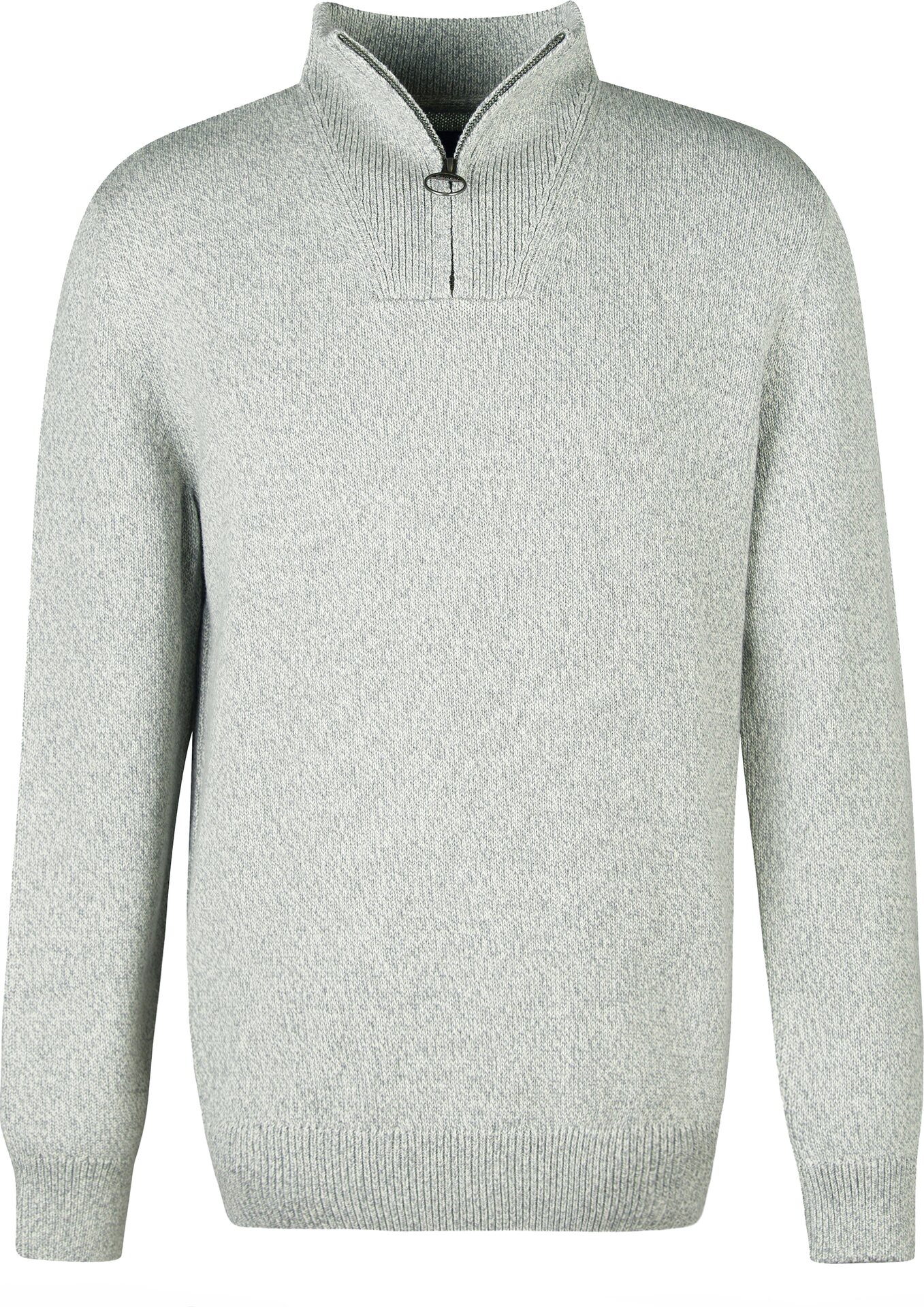 Barbour Cotton Twist Nelson Half Zip Oyster