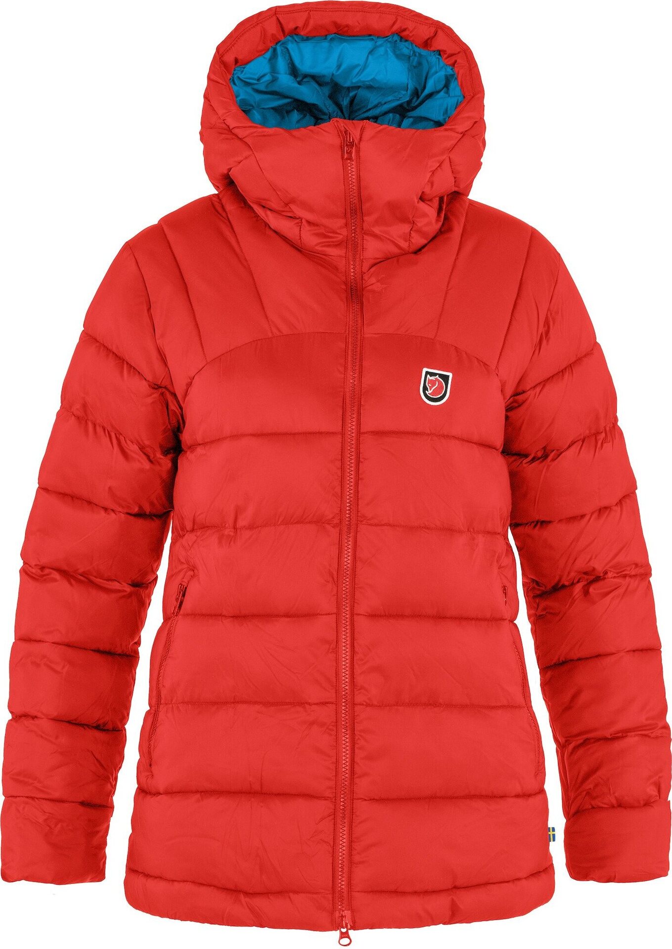 Fjällräven Expedition Mid Winter Jacket Womens True Red/UN Blue (334-525)