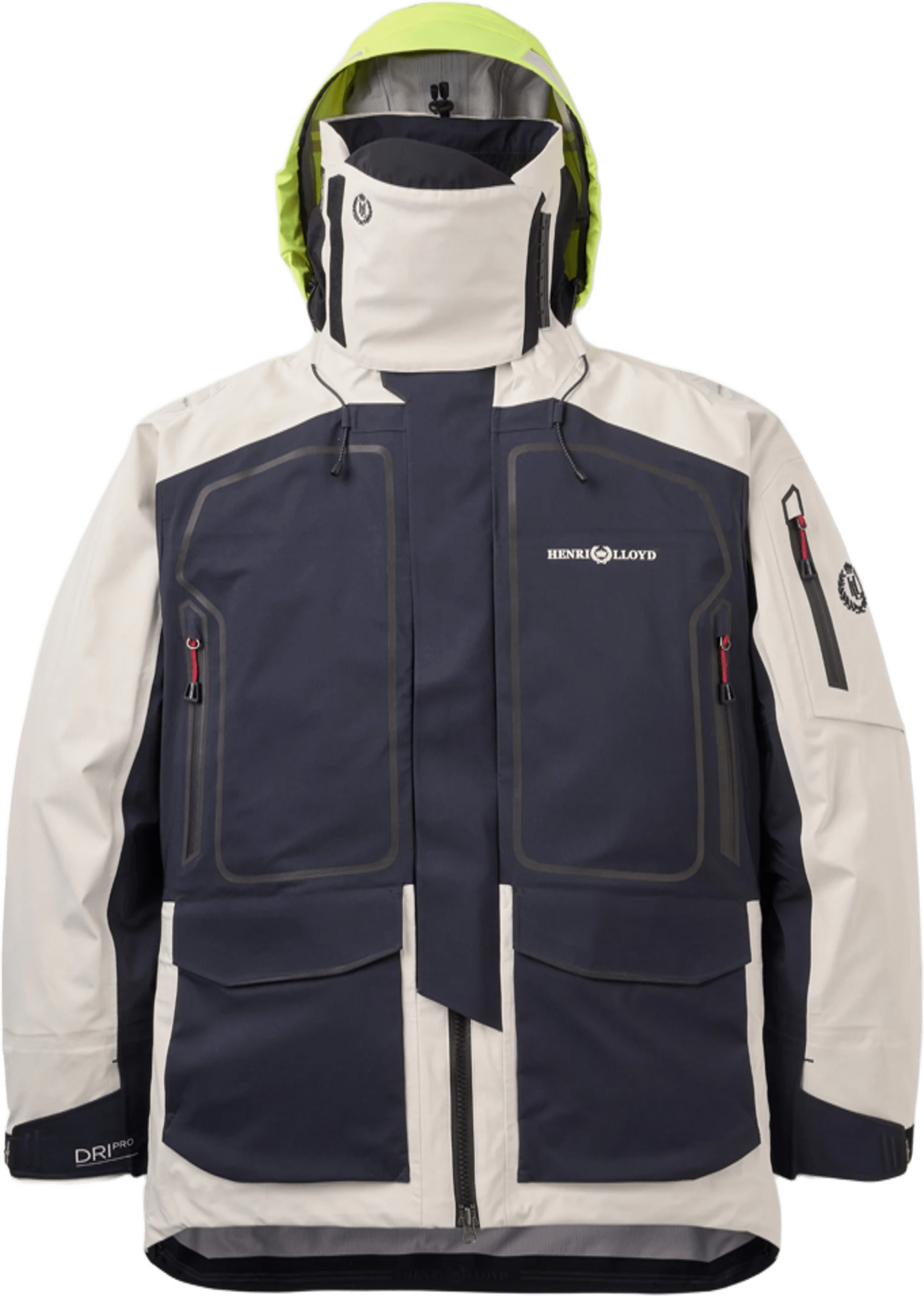 Henri Lloyd Ocean Pro Jacket Mens Navy Black / Off White