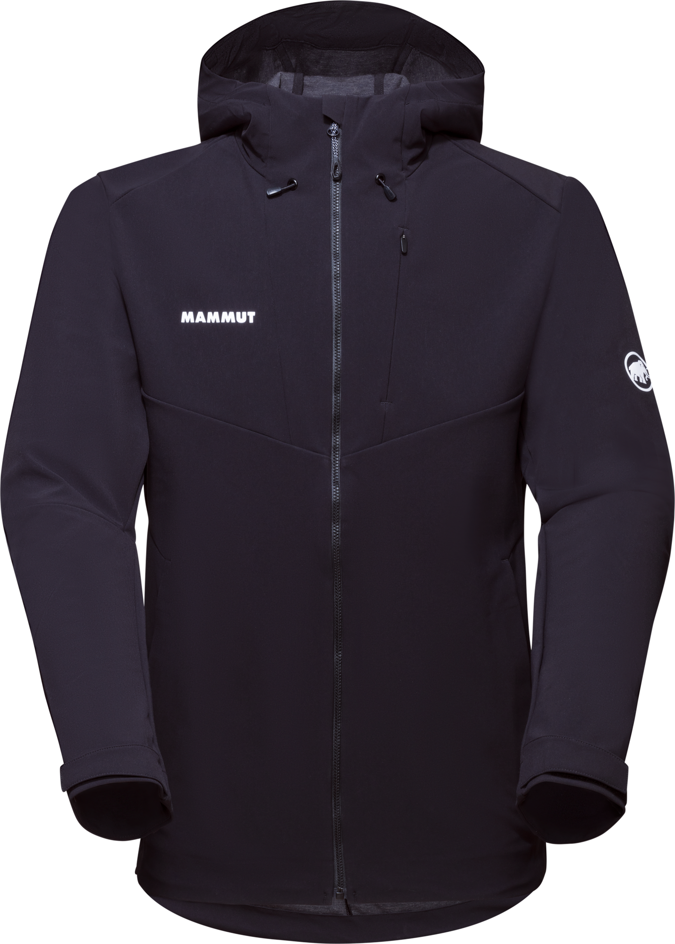 Mammut Sapuen SO Hooded Jacket Mens Black
