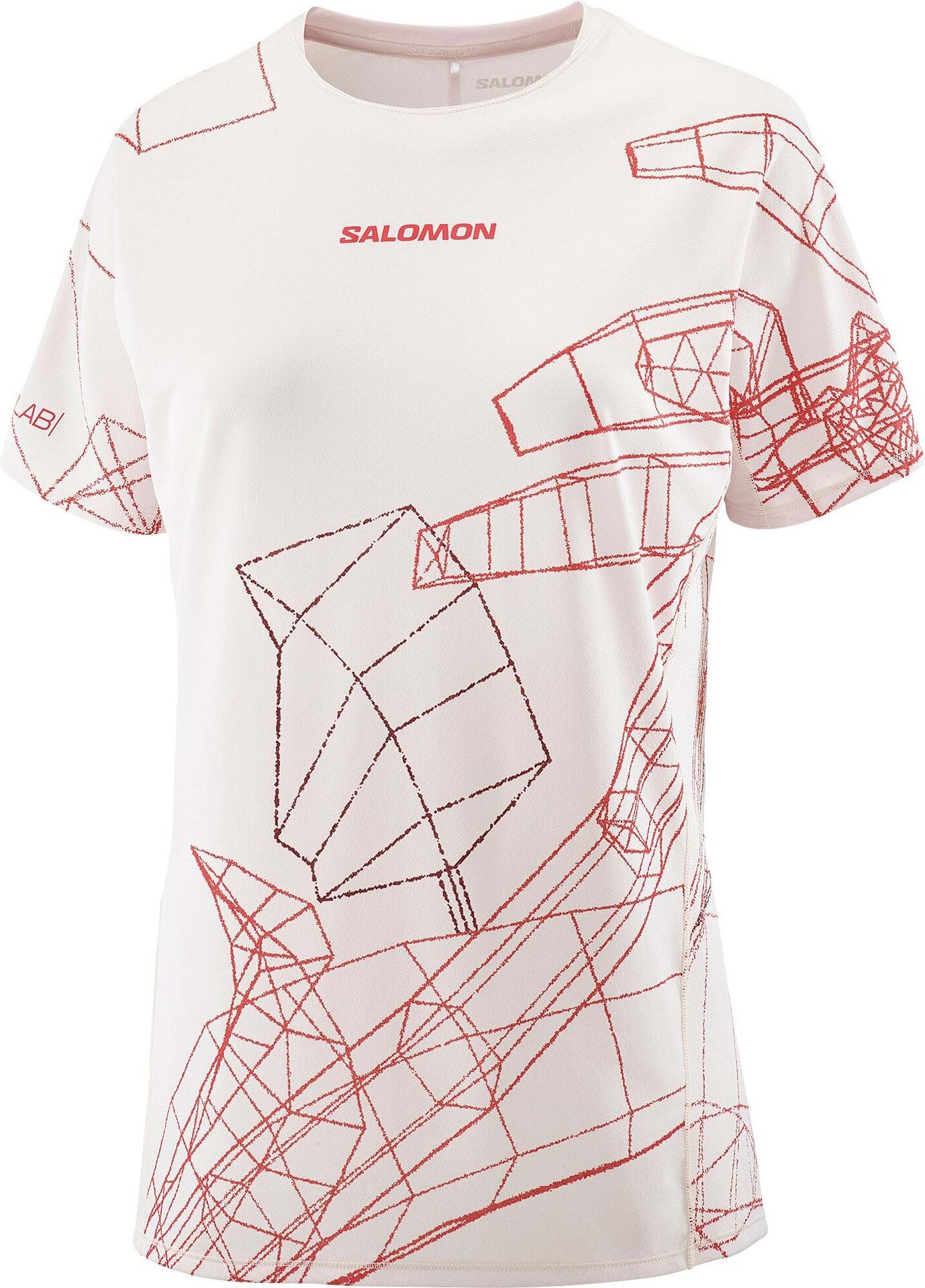 Salomon S/Lab Speed Tee Womens Lilac Ash/Fiery Red