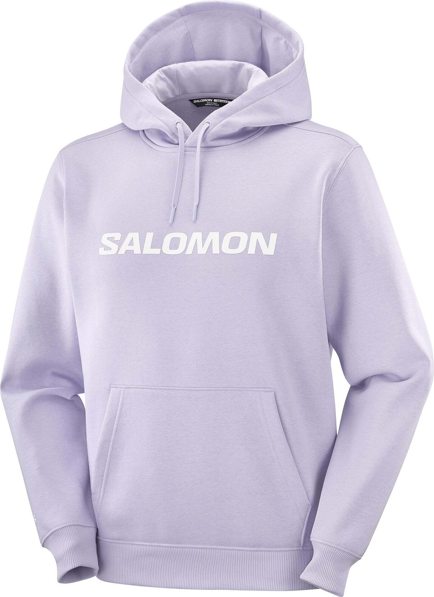 Salomon Big Logo Hoodie Mens Cosmic Sky