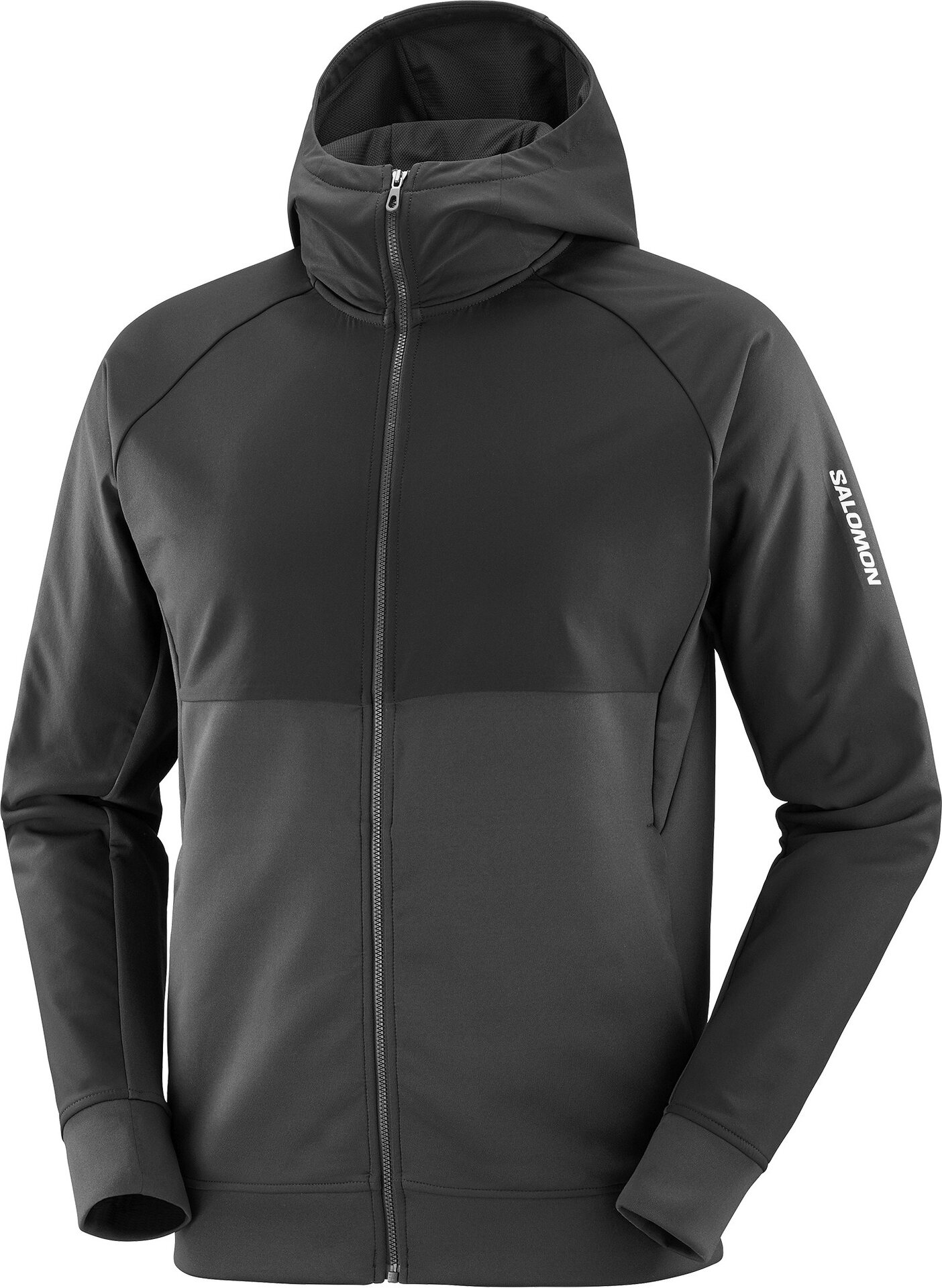 Salomon Runlife Hoodie Mens Deep Black