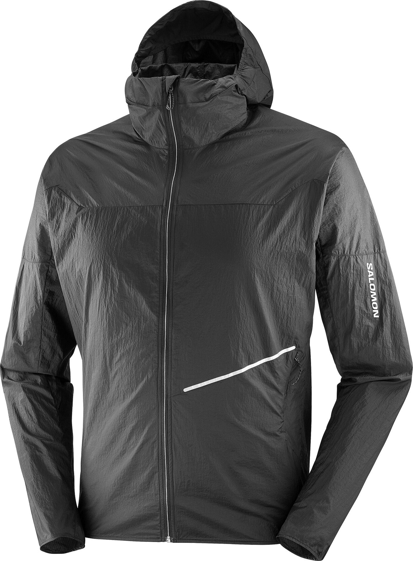Salomon Sense Aero Wind Jacket Mens Deep Black