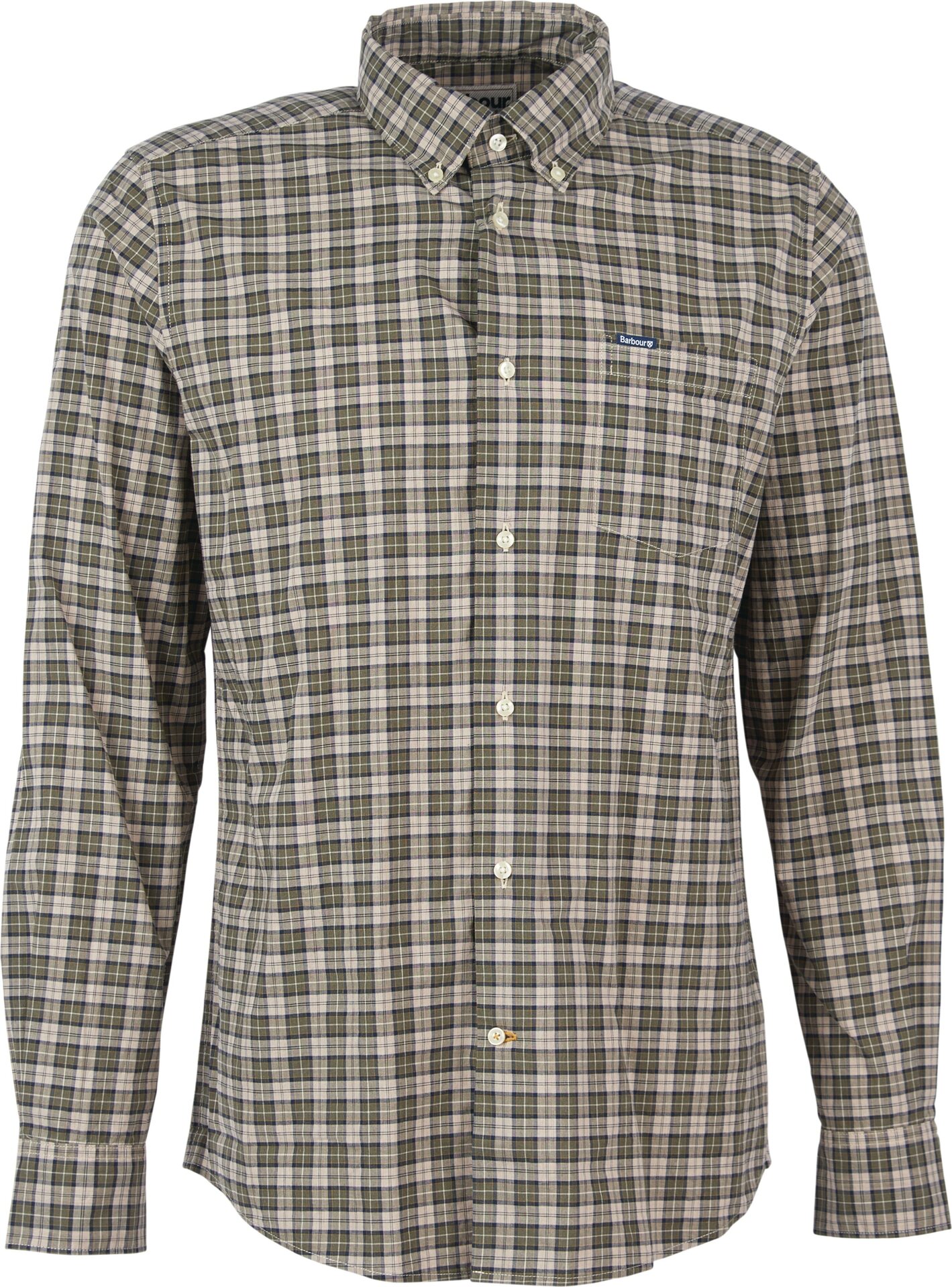 Barbour Lomond Tailored Shirt Mens Forest Mist