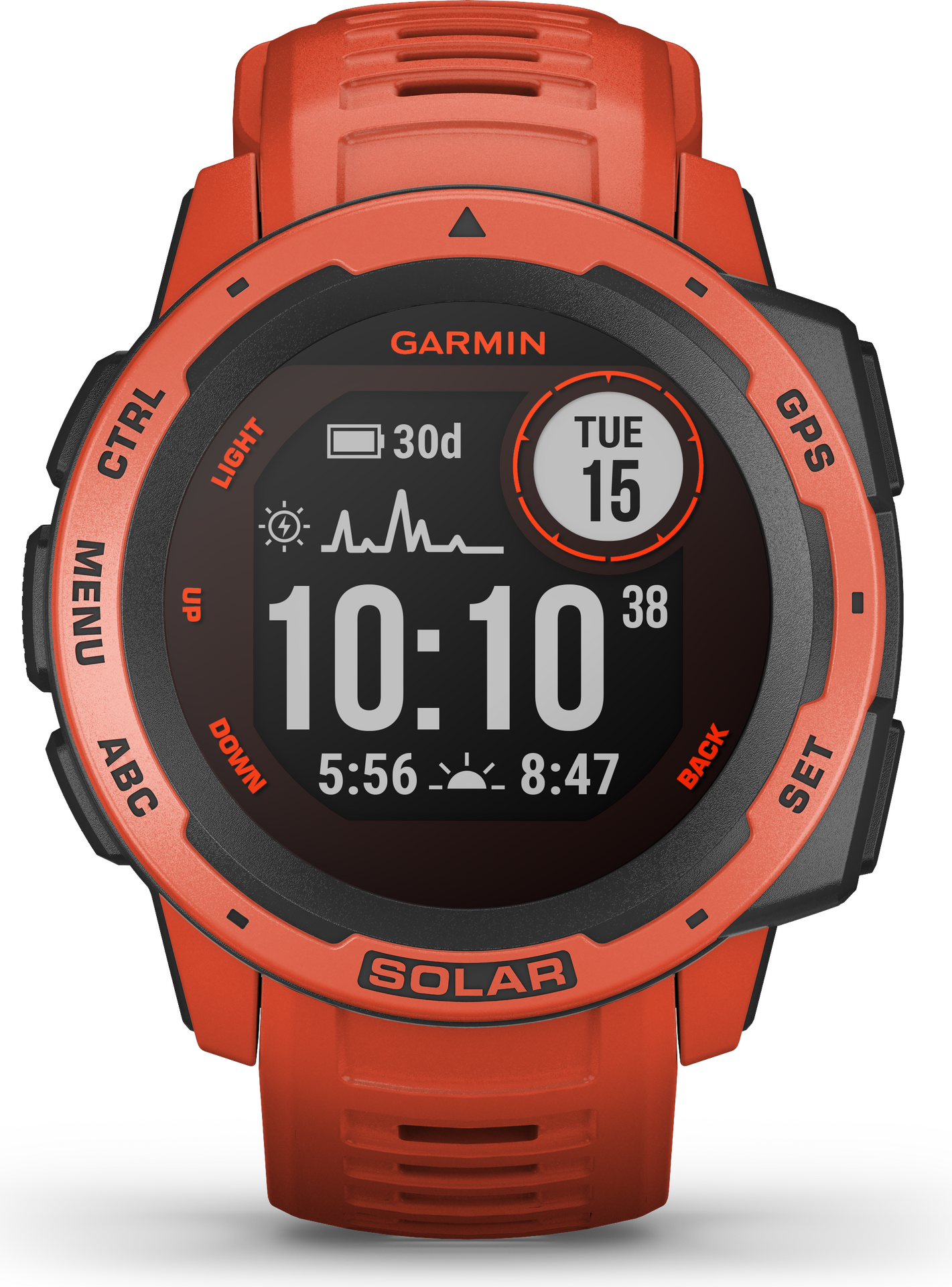 Garmin Instinct Solar Flame Red