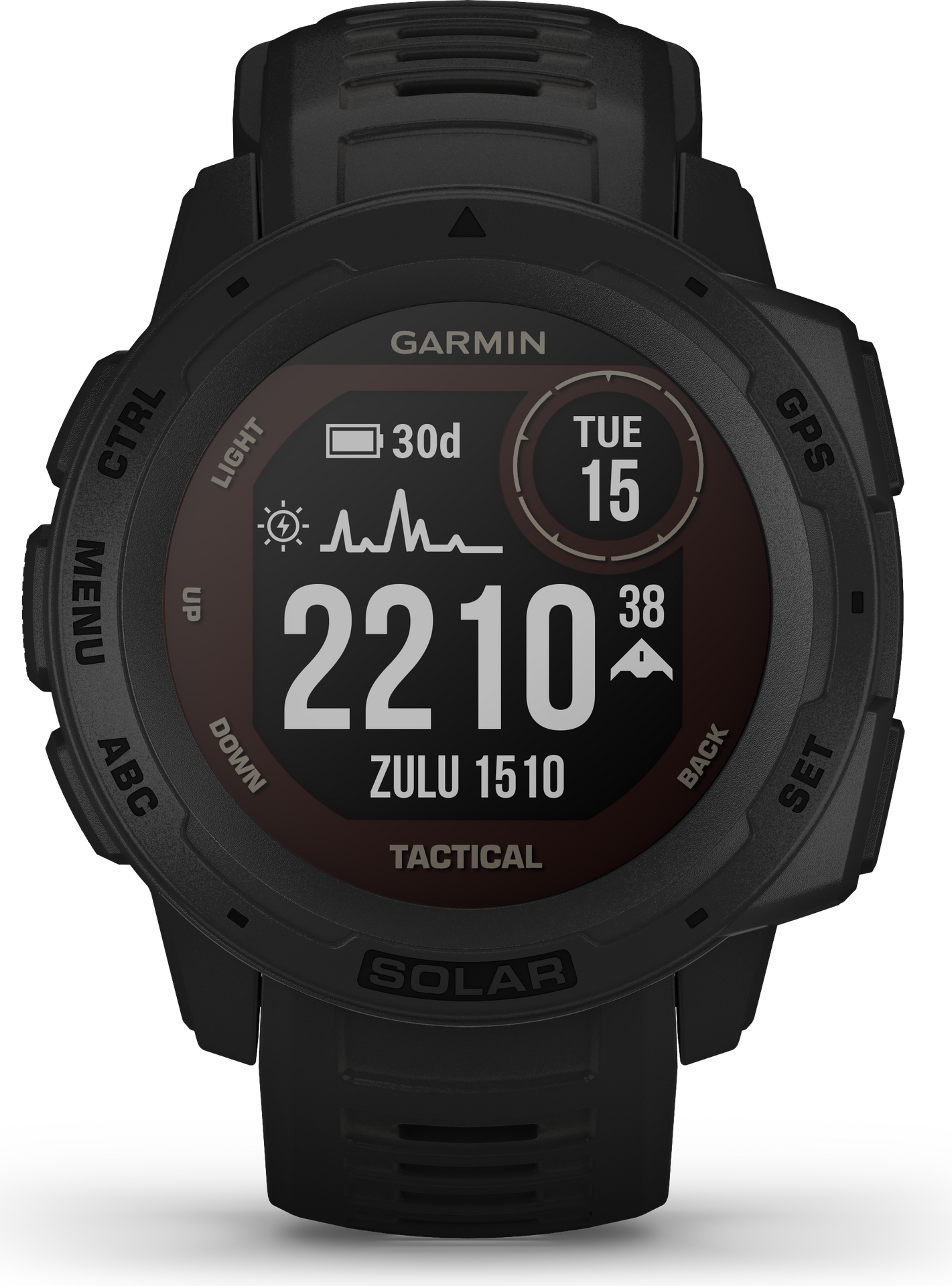 Garmin Instinct Solar - Tactical Edition Black