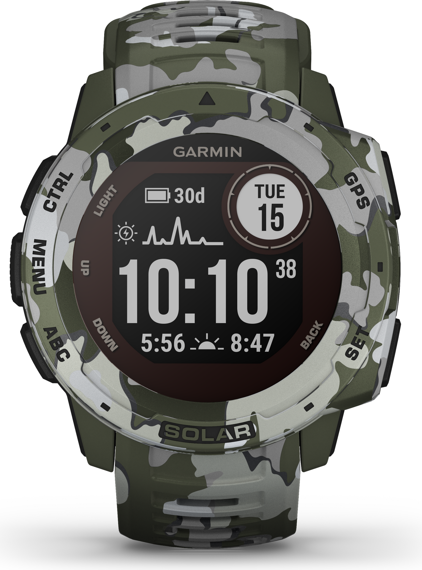Garmin Instinct Solar - Camo Edition Lichen