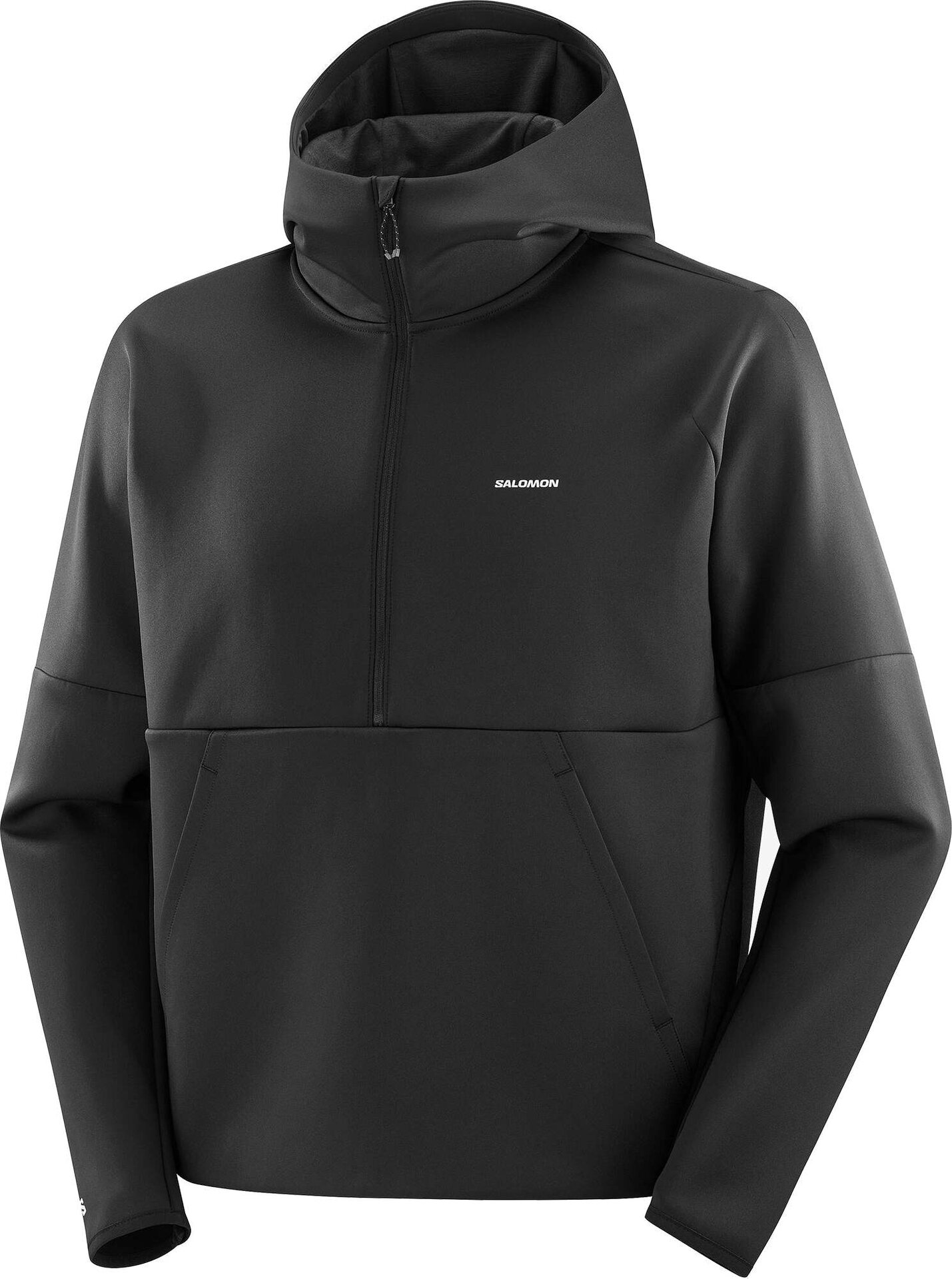 Salomon Shake Half Zip Hooded Sweater Mens Deep Black