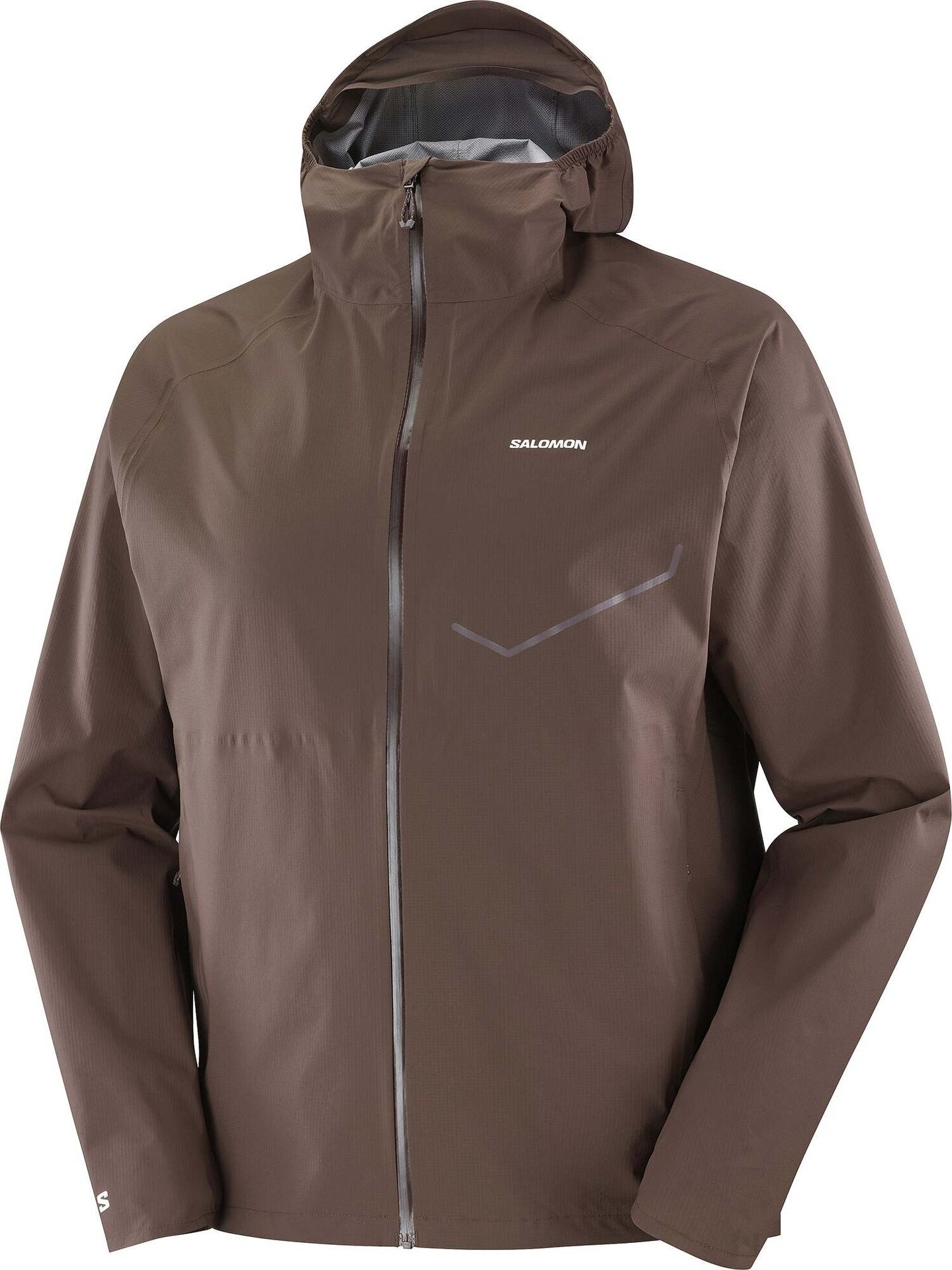 Salomon Bonatti Waterproof Jacket Mens Coffee Bean