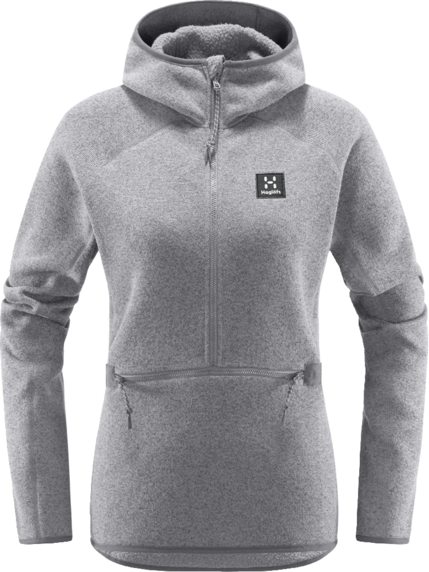 Haglöfs Risberg 1/2 Zip Womens Concrete