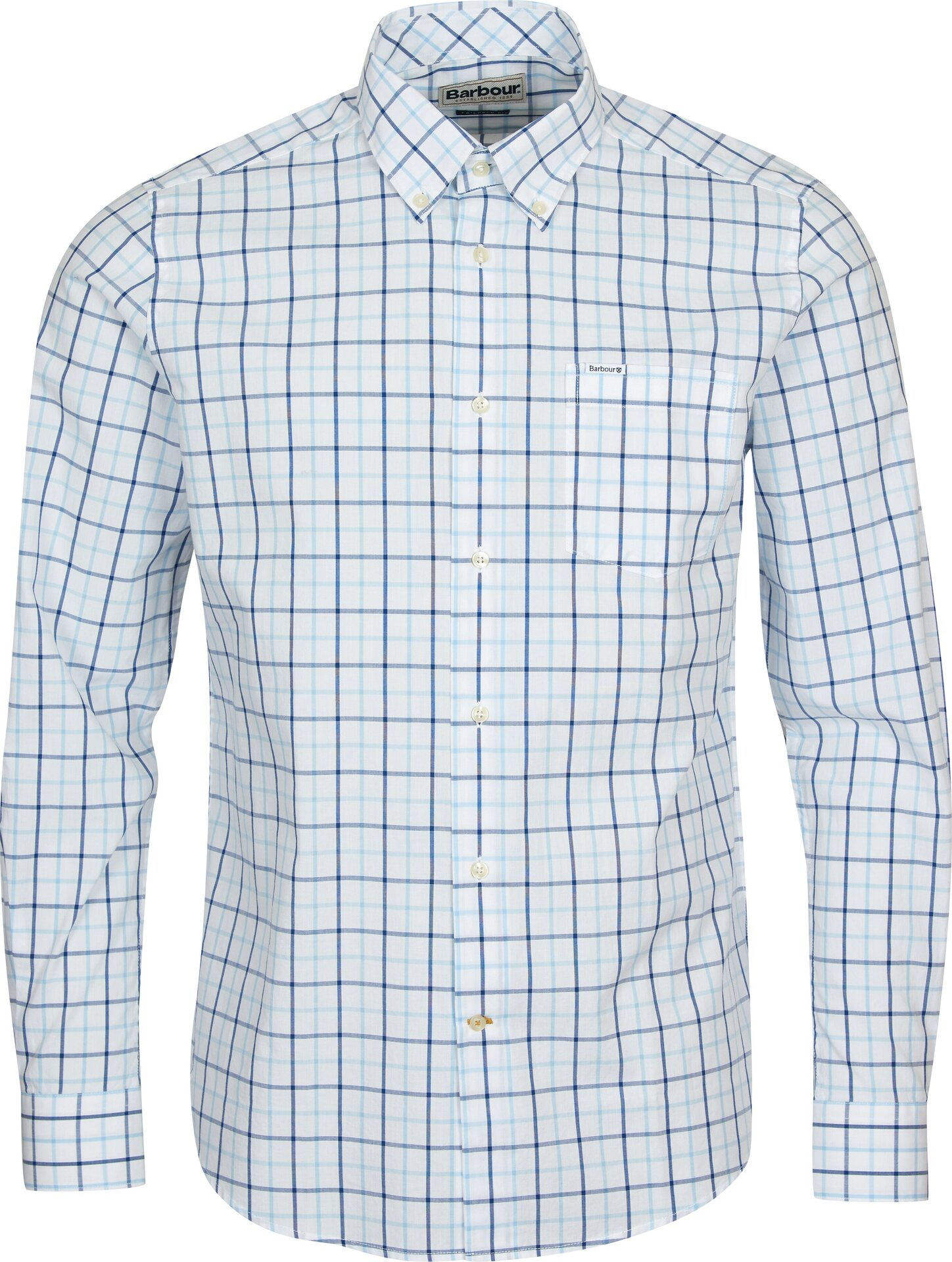 Barbour Bradwell Tailored Shirt Mens Blue