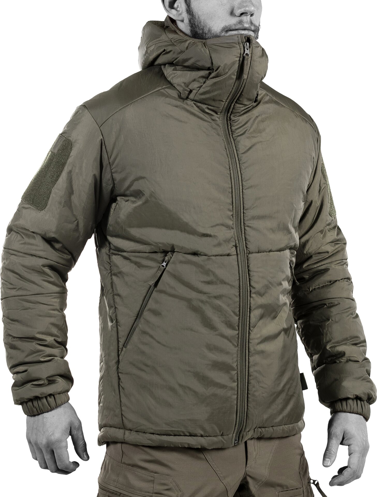 UF PRO Delta Compac Tactical Winter Jacket Brown Grey