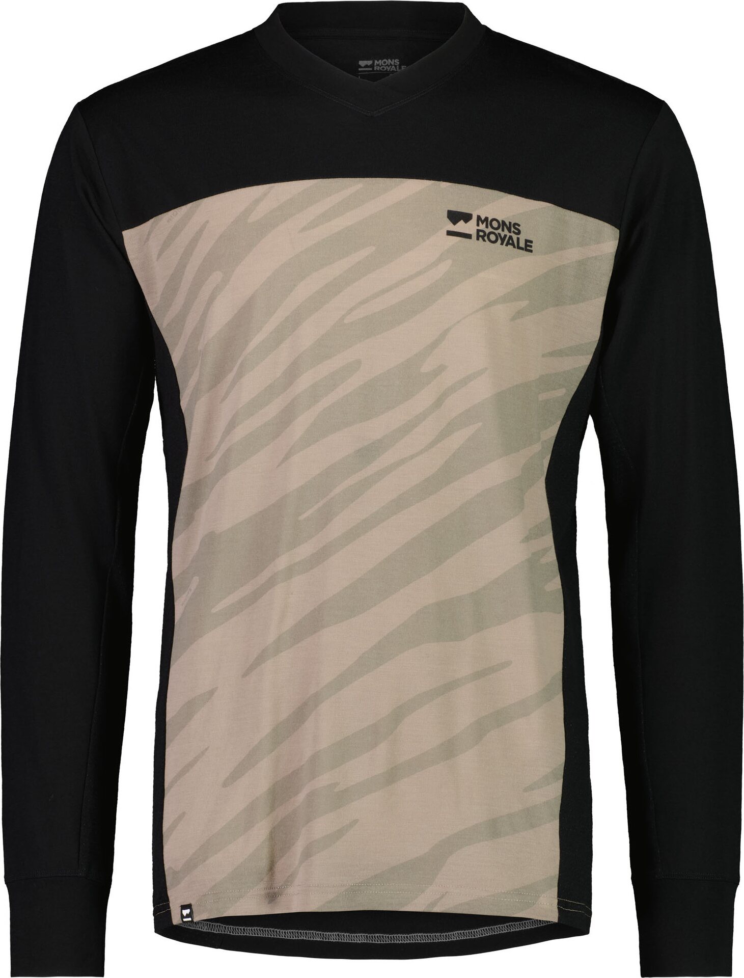 Mons Royale Redwood Merino Air-Con VLS Mens Black / Undercover Camo