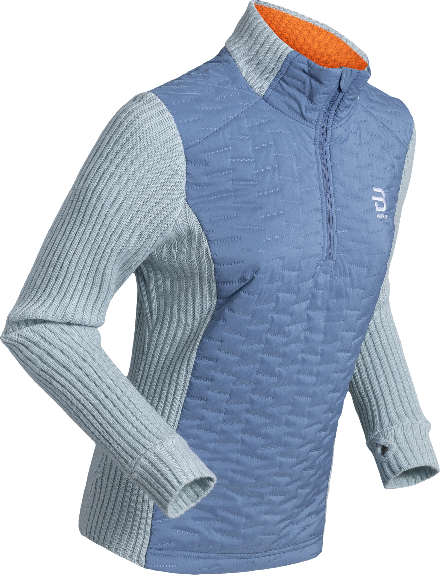 Dahlie Half Zip Comfy 2.0 Womens Moonstone Blue