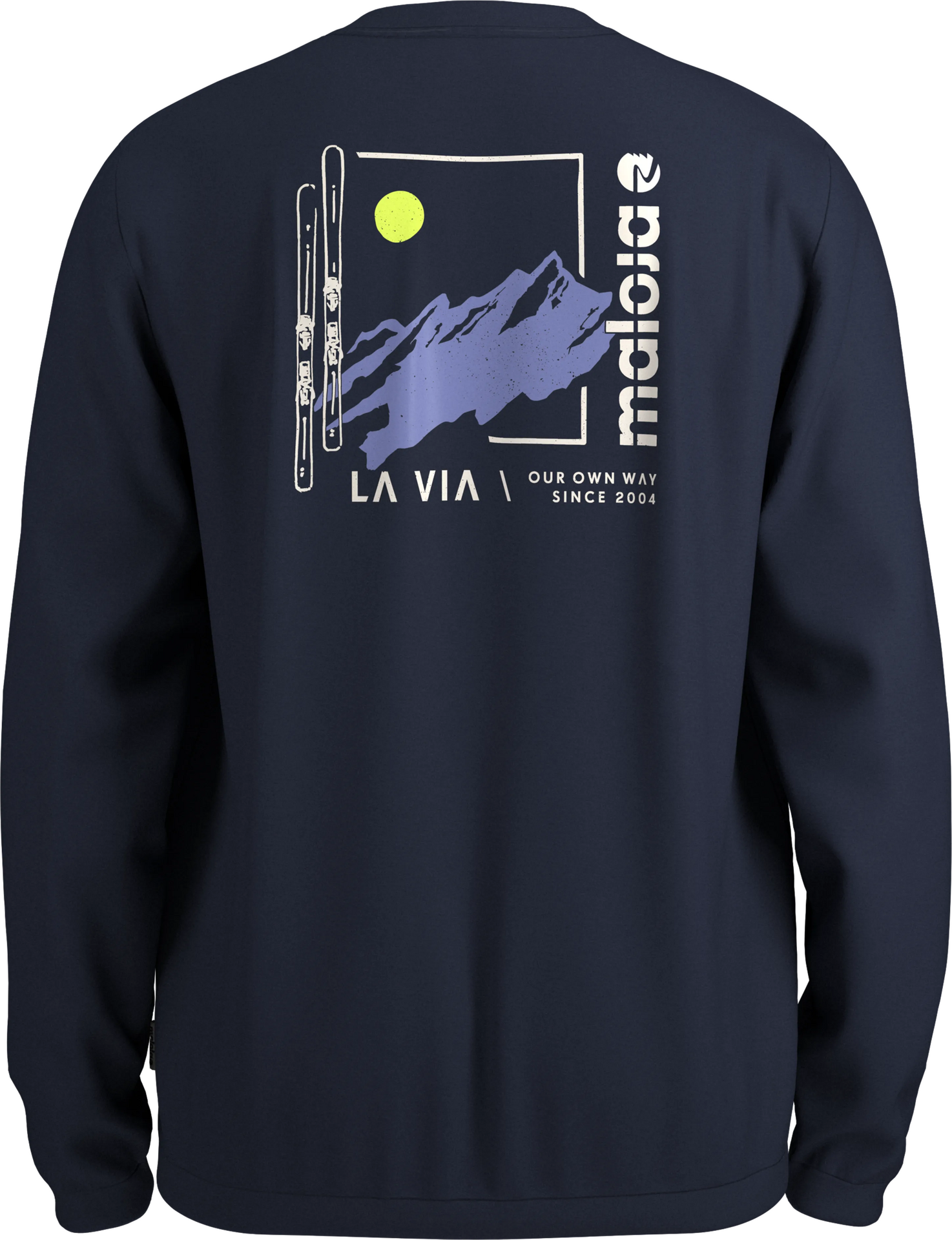 Maloja PichlerbergM. Organic Cotton Longsleeve Mens Night Sky