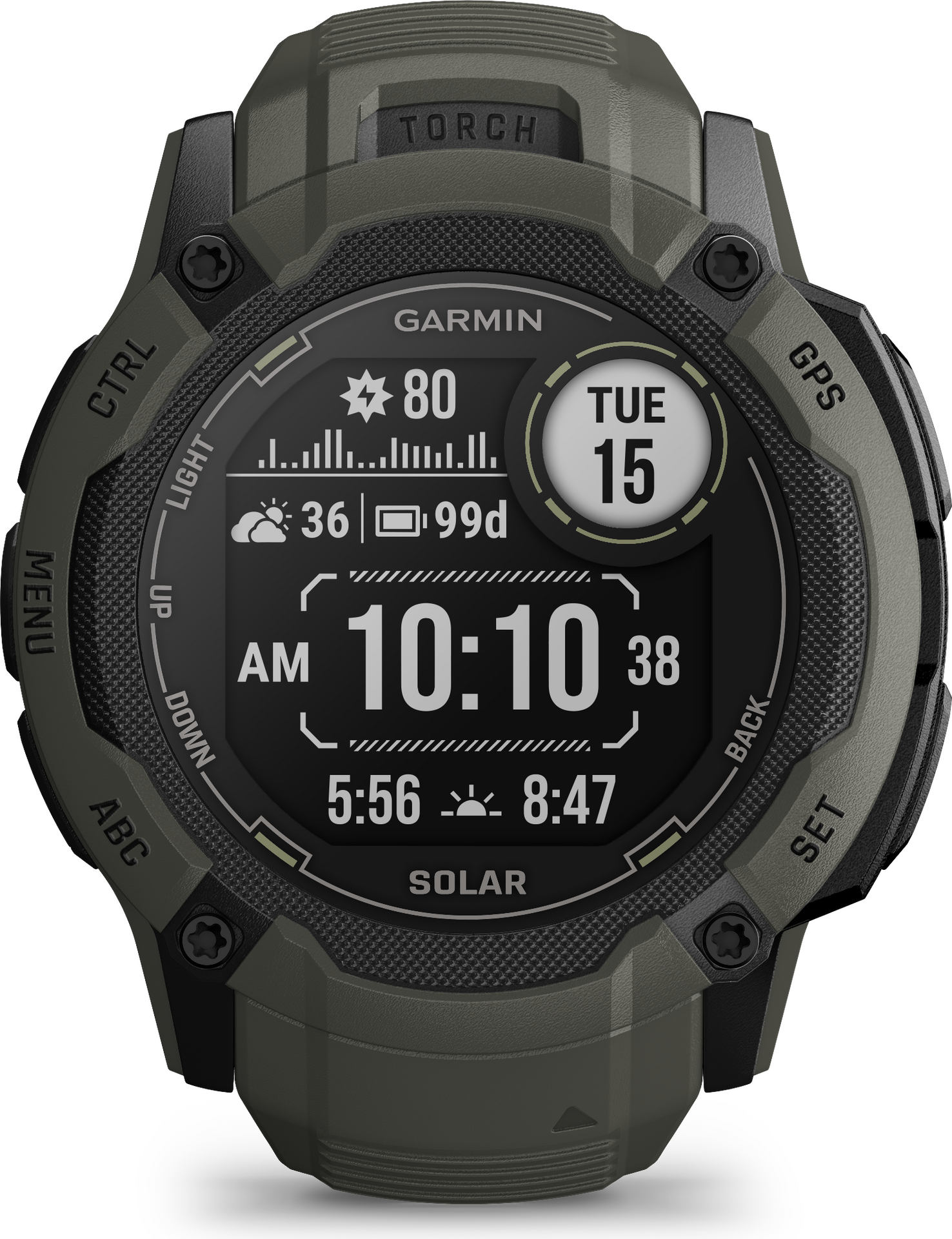 Garmin Instinct 2X Solar Moss