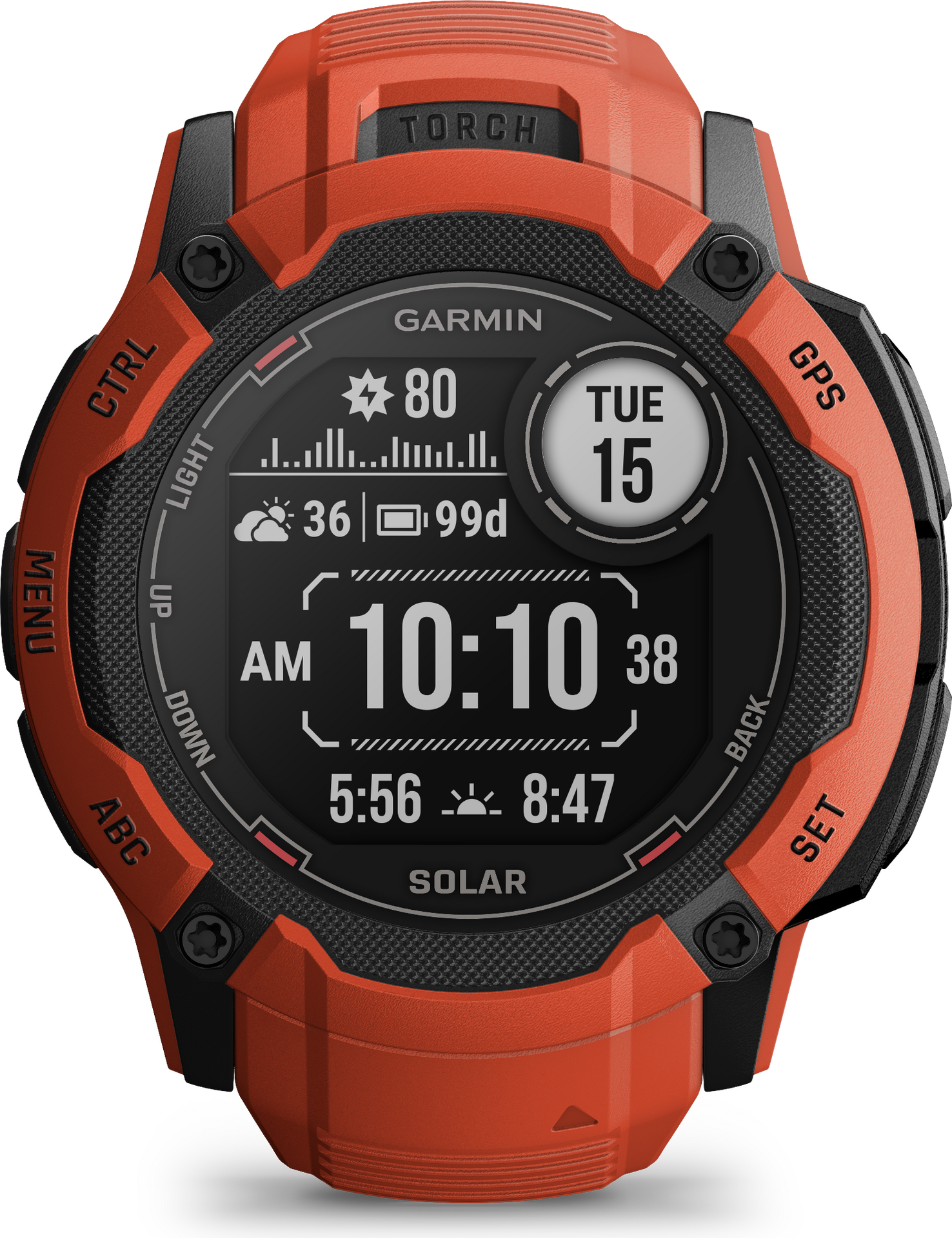 Garmin Instinct 2X Solar Flame Red