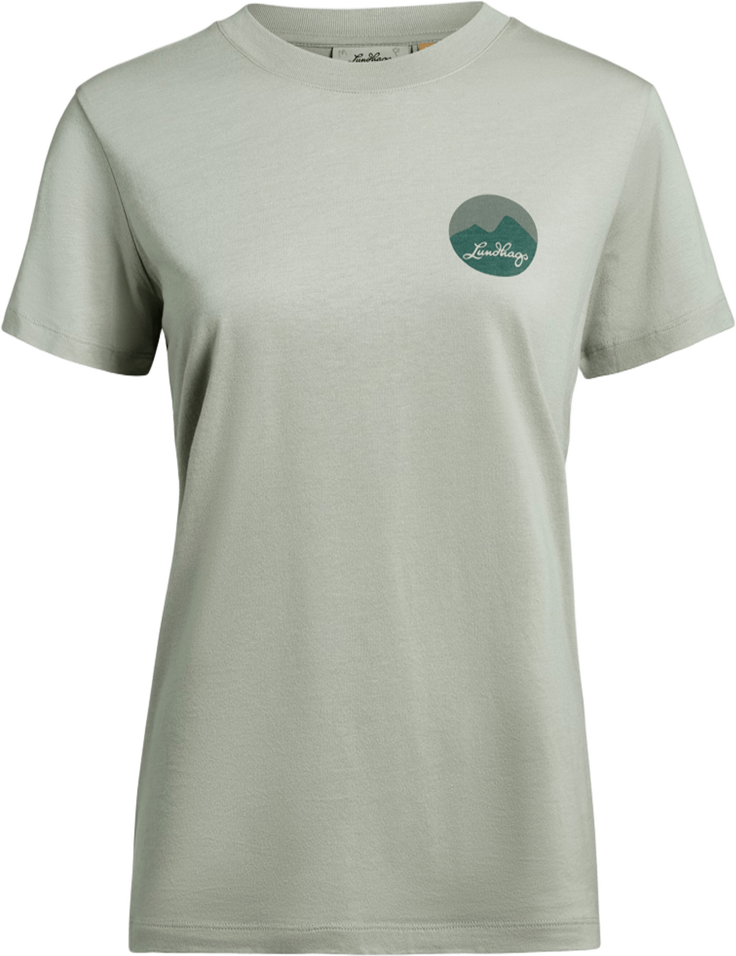 Lundhags Järpen Printed T-shirt Womens Moss Grey (11199)