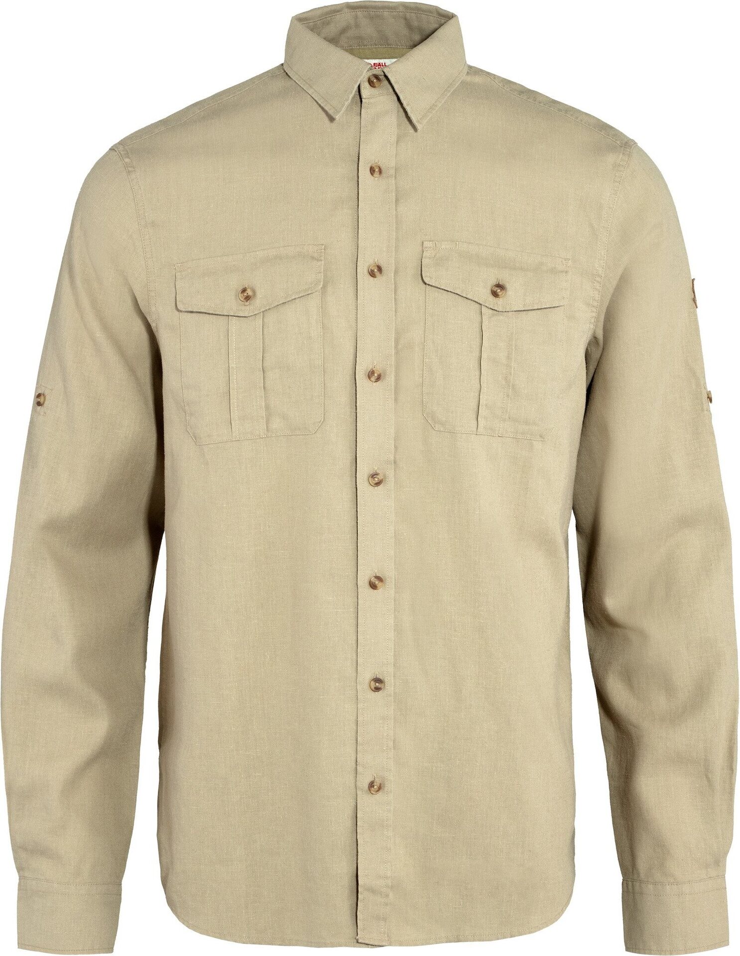 Fjällräven Övik Travel Shirt LS Mens Sand Stone (195)