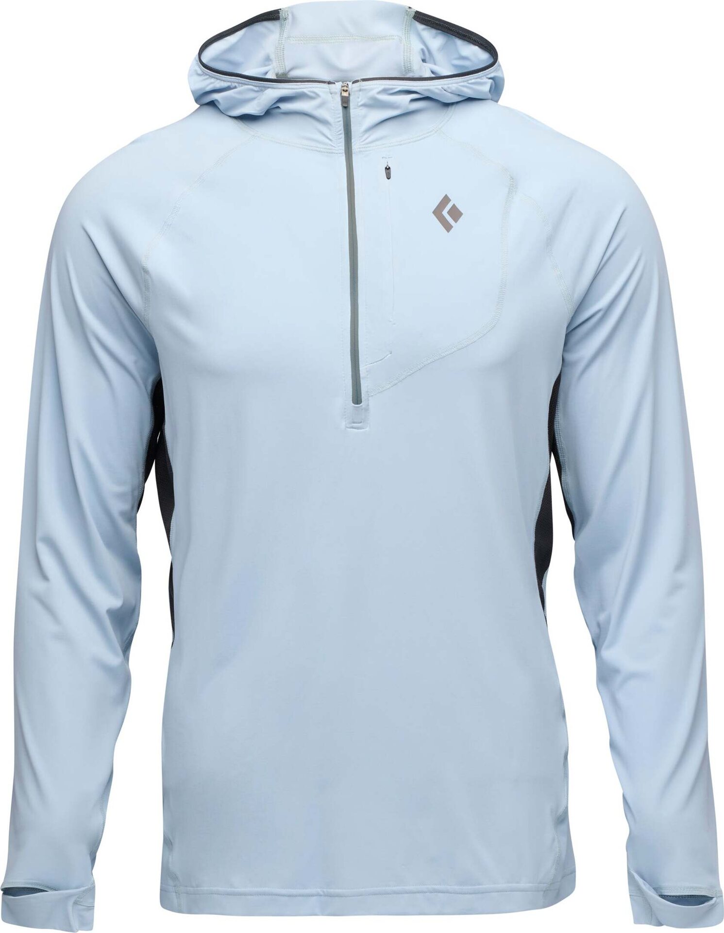 Black Diamond Alpenglow Pro Hoody Mens Fog Blue