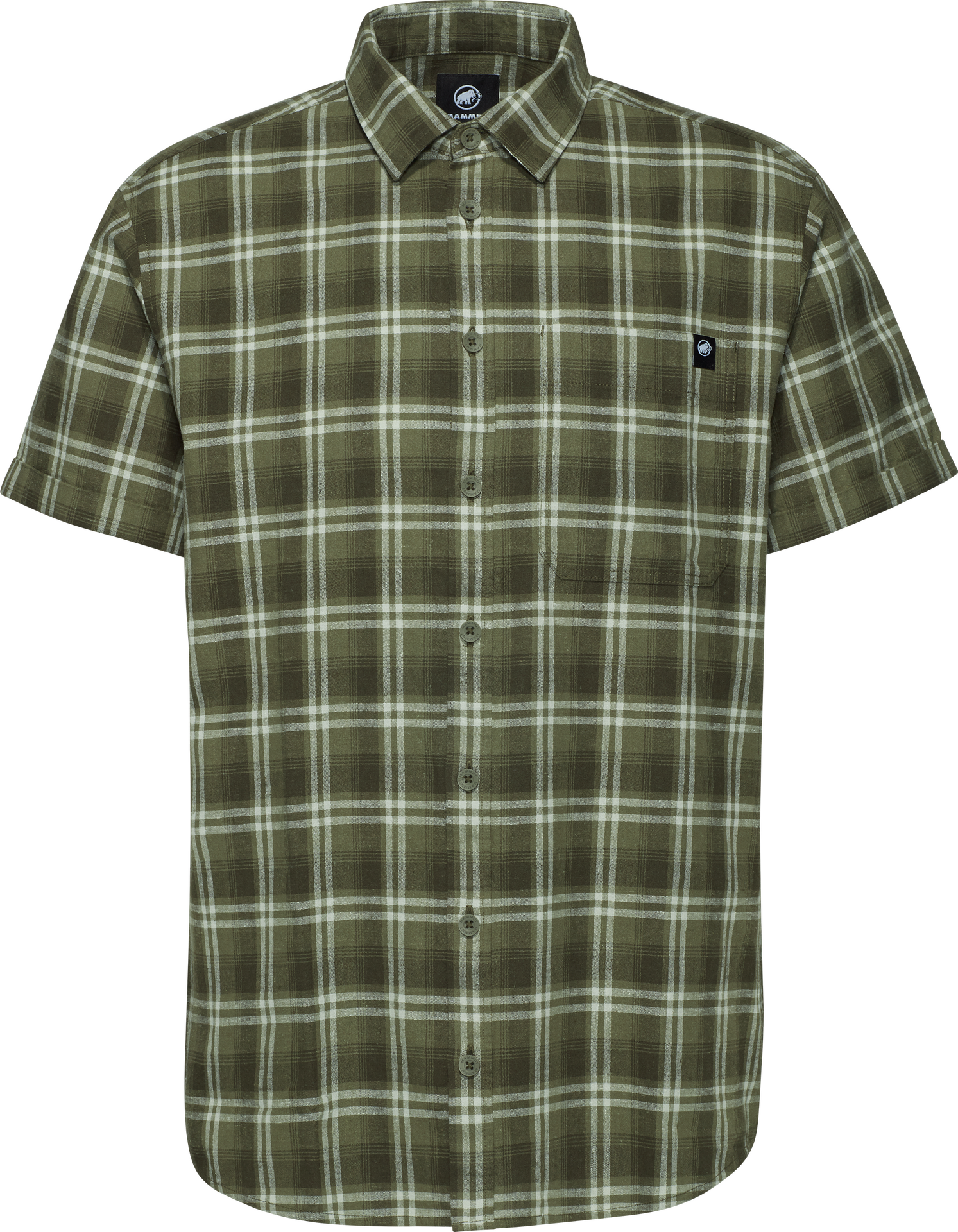 Mammut Trovat Summer Shirt Mens Marsh-Dark Marsh