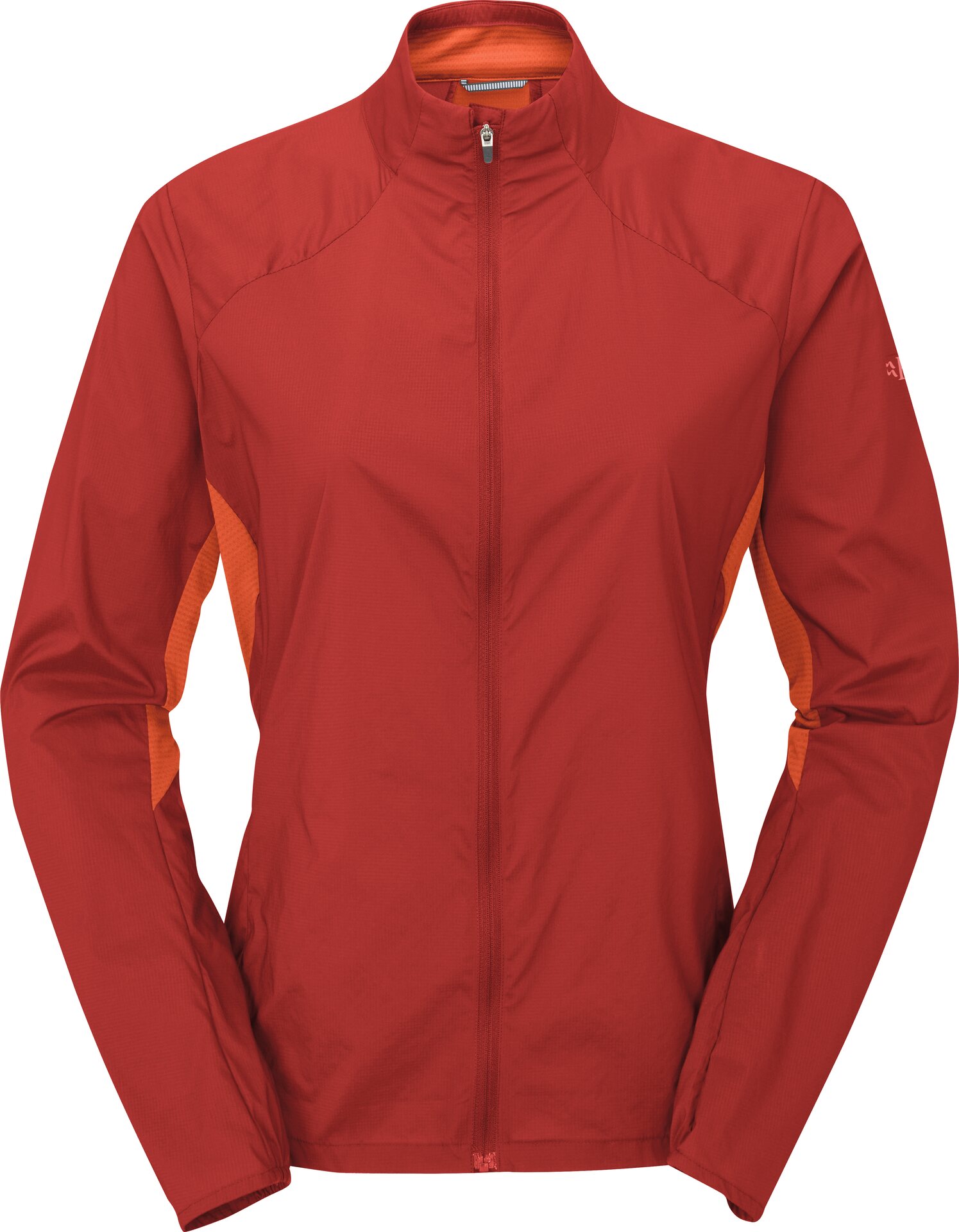 Rab Windveil Jacket Womens Tuscan Red / Red Grapefruit