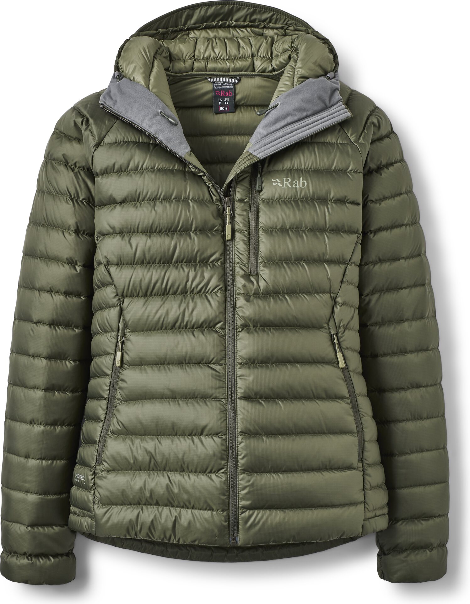 Rab Microlight Alpine Down Jacket Womens Army