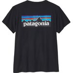 Patagonia P-6 Logo Responsibili-Tee Womens Black