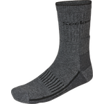 Seeland Field Heavy Merino Sock Mens Grey Melange/Black