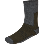 Seeland Field Thermo Sock 2-Pack Mens Pine Green Melange/Grey Melange