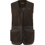 Pinewood Shooting Vest Mens Suede Brown