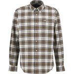 Barbour Telfield Regular Checked Shirt Mens Stone