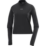 Salomon SHKout Bliss Long Sleeve Tee Womens Deep Black