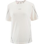 Salomon SHKout Core Stellar Short Sleeve Tee Womens Whisper White