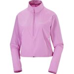 Salomon Sense Aero Hybrid Cropped Pullover Womens Cyclamen