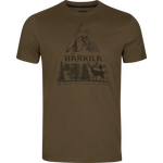 Härkila Nature Short Sleeve T-Shirt Mens Willow Green