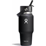 Hydro Flask Travel Bottle with Flex Straw Cap 710 ml (24oz) Black