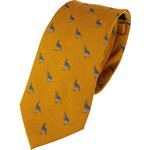 Jack Pyke Silk Tie Partridge Mustard