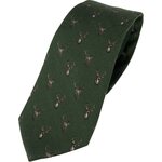 Jack Pyke Silk Tie Stag Green