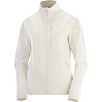 Salomon Essential Lightwarm Full Zip Womens Whisper White