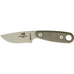 ESEE Knives Izula II Desert Tan Blade / Black Sheath with Clip Plate