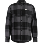 Maloja AblancaM. Organic Hemp Shirt Mens Deep Black Check