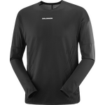 Salomon Sense Aero Long Sleeve Tee GFX Mens Deep Black (2025)