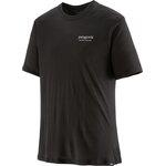Patagonia Cap Cool Merino Blend Graphic Shirt Mens Heritage Header: Black