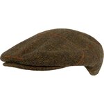 Jack Pyke Wool Blend Flat Cap Brown Tweed
