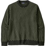 Patagonia Recycled Wool-Blend Sweater Mens Finned: Old Growth Green