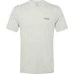 Rab Crimp Logo Tee Mens Light Zink